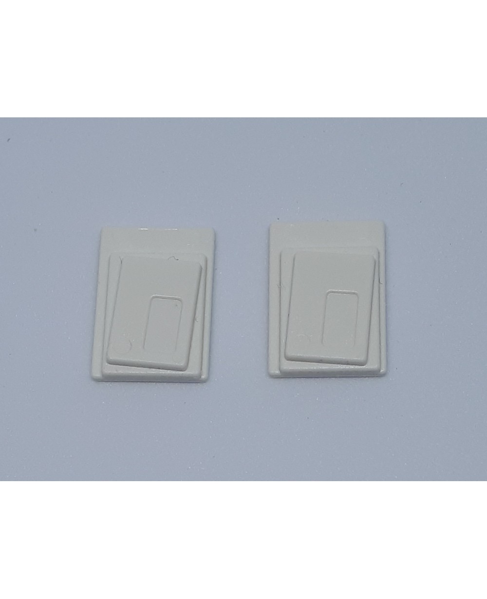 Cheveux Playmobil - Coupe Courte Nuque Jaune Clair - Pièce Détachée - Comme Neuf