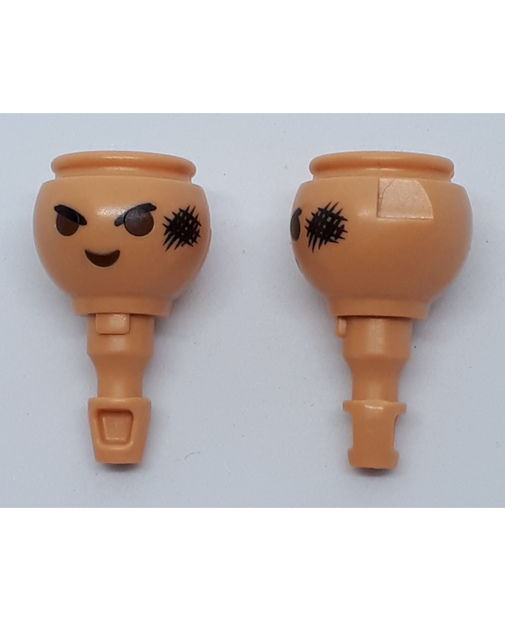 Testa Playmobil Uomo Castano Con Cappello A Sombrero – 133694 – Usata Ma Perfetta