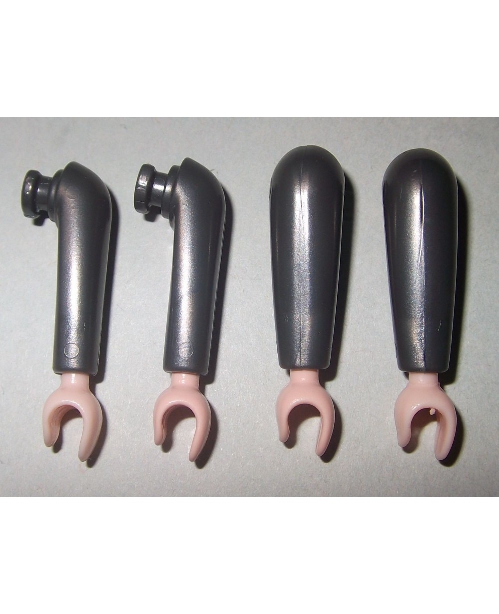 Braccio Playmobil Corto Marrone - Ricambio Singolo Per Figura, Brazo Manga Corta 4u
